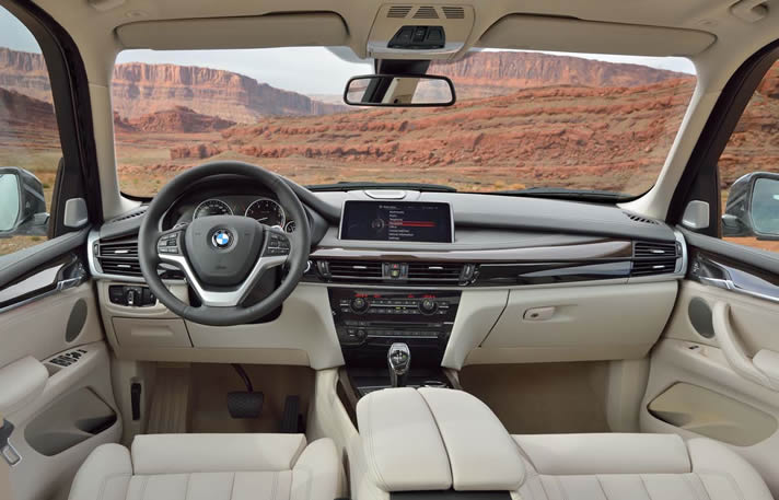 BMW X5 inside